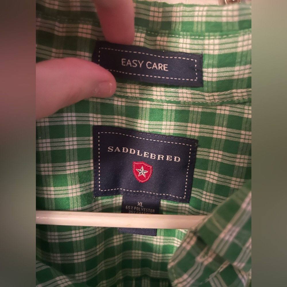 Saddlebred Button Up Shirt XL - Picture 3 of 4